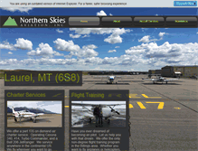 Tablet Screenshot of northernskies.com